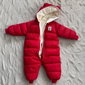 Red Puffer Kids Jacket